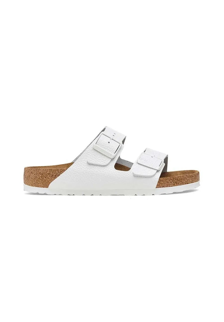 obrazek 1 Birkenstock klapki skórzane Arizona damskie kolor biały 1025061