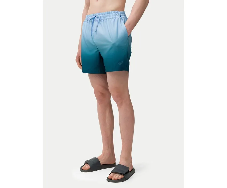 obrazek 1 4F Szorty kąpielowe 4FWSS24UBDSM089 Zielony Regular Fit