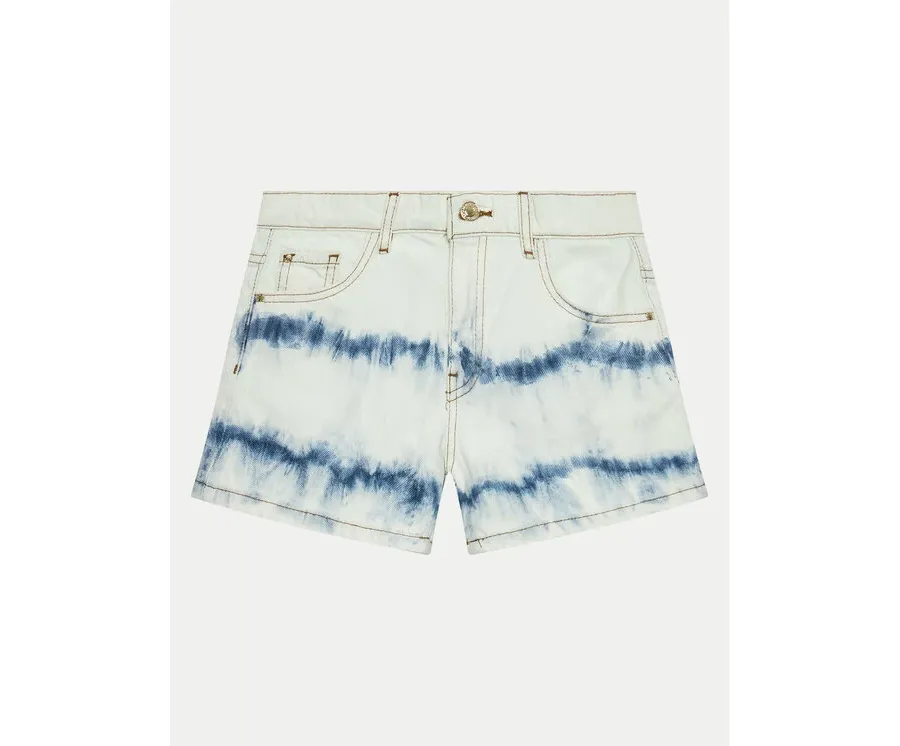 obrazek 1 Guess Szorty jeansowe J4GD00 D45E0 Biały Regular Fit