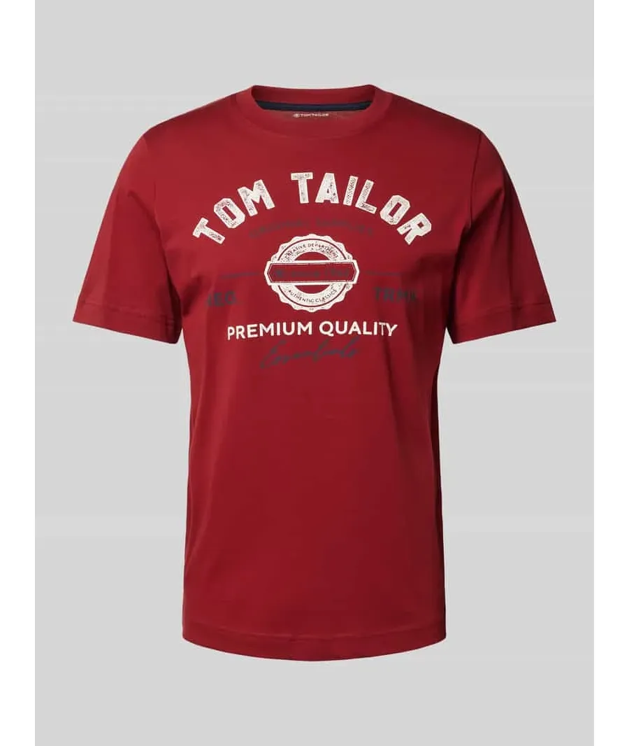 obrazek 1 T-shirt z nadrukiem ze sloganem