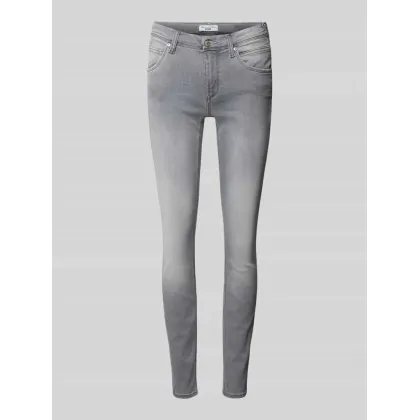 Zdjęcie Jeansy ze średnim stanem o kroju slim fit z dodatkiem streczu model ‘Alva’