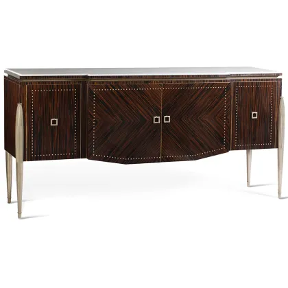 Zdjęcie Designerska komoda z marmurowym blatem