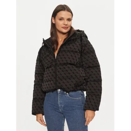 Zdjęcie Guess Kurtka przejściowa Daisy W4BL36 WGJZ0 Czarny Regular Fit