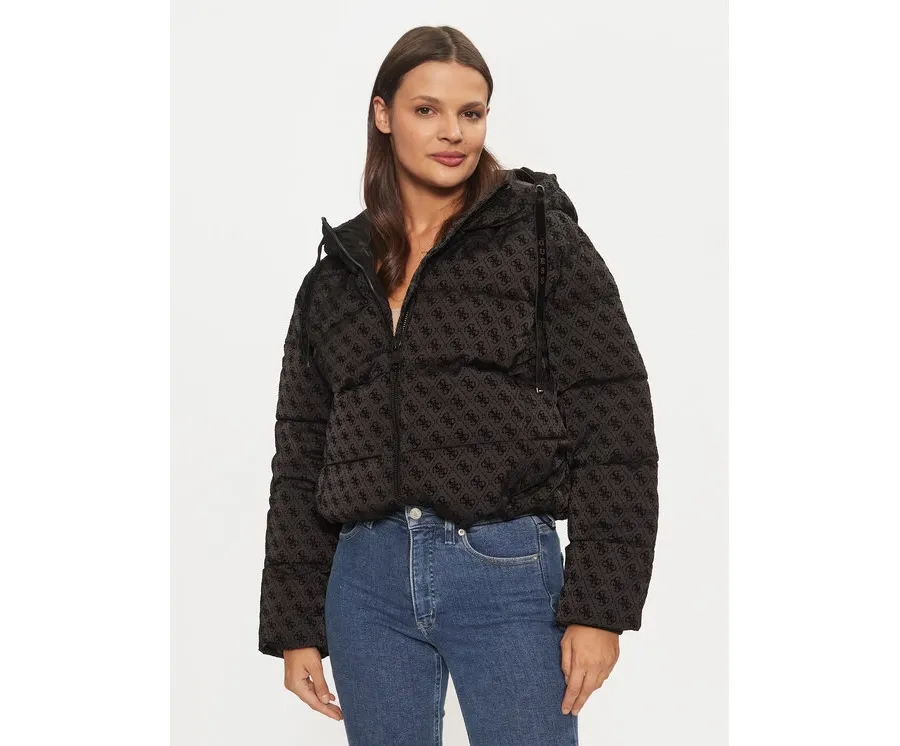 obrazek 1 Guess Kurtka przejściowa Daisy W4BL36 WGJZ0 Czarny Regular Fit