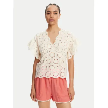 Zdjęcie TWINSET Bluzka 251TT2364 Écru Loose Fit