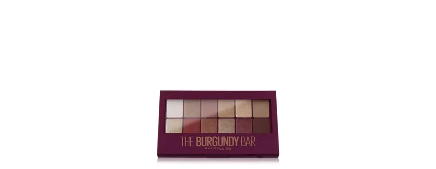 obrazek 1 Maybelline The Burgundy Bar Paleta cieni do powiek 12 g