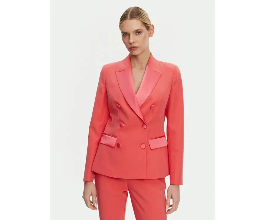 obrazek 1 ARTIGLI Marynarka ACGI000772 Koralowy Regular Fit