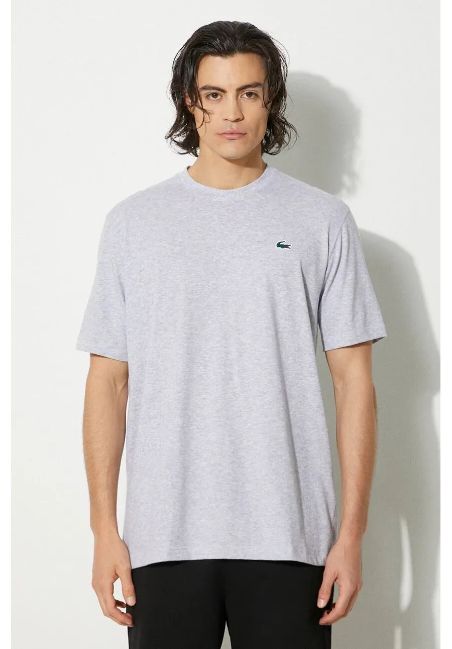 obrazek 1 Lacoste t-shirt męski kolor szary gładki