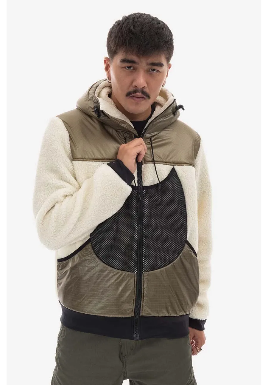 obrazek 1 Griffin kurtka Hooded Jogger męska kolor beżowy przejściowa GW22.09A-KREMOWY