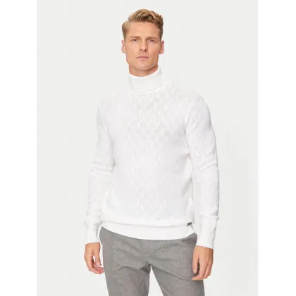 Zdjęcie KARL LAGERFELD Golf 655020 544399 Biały Regular Fit