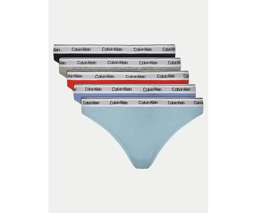 obrazek 1 Calvin Klein Underwear Komplet 5 par stringów 000QD5221E Kolorowy