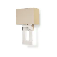 Picture Nontrivial wall light made of glass SQUARE PERSPEX