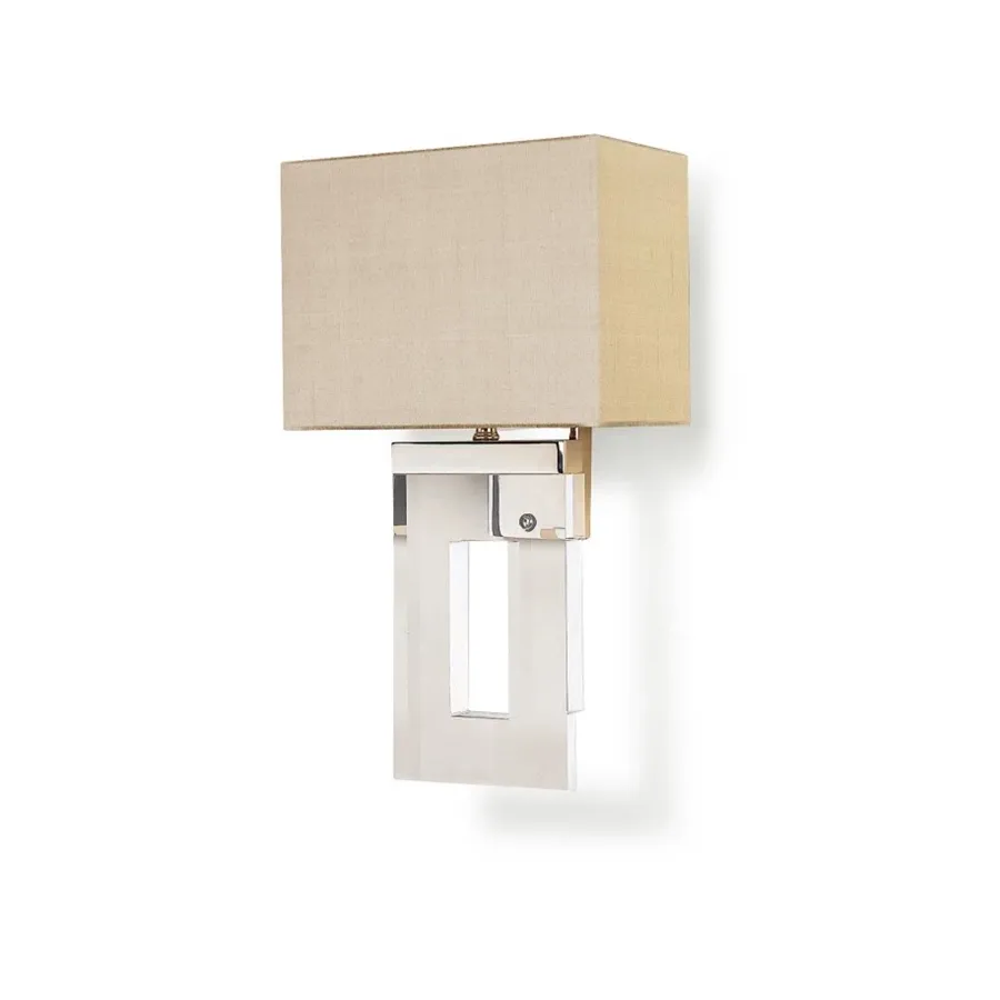 picture 1 Nontrivial wall light made of glass SQUARE PERSPEX