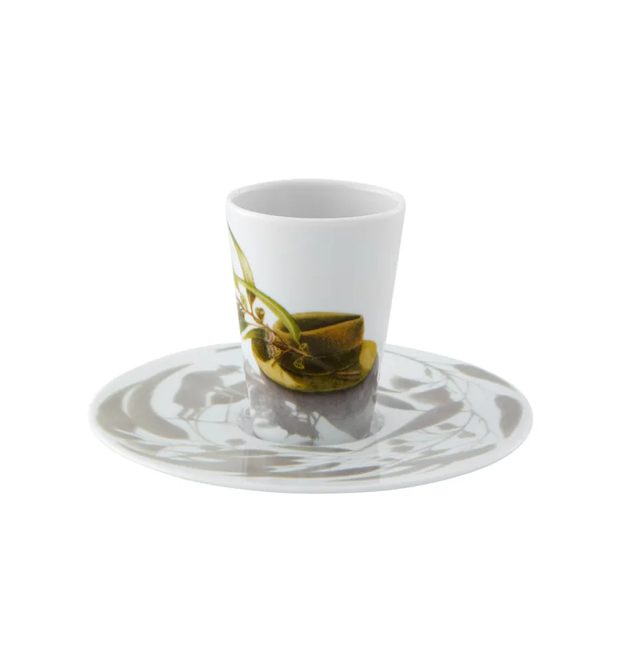 obrazek 1 Porcelanowa filiżanka do kawy ze stylowym spodkiem