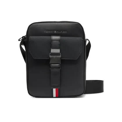 Zdjęcie Tommy Hilfiger Saszetka Th Foundation Mini Reporter AM0AM13479 Czarny