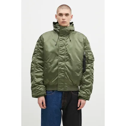Zdjęcie Alpha Industries kurtka N-2B UV męska kolor zielony zimowa 148133UV