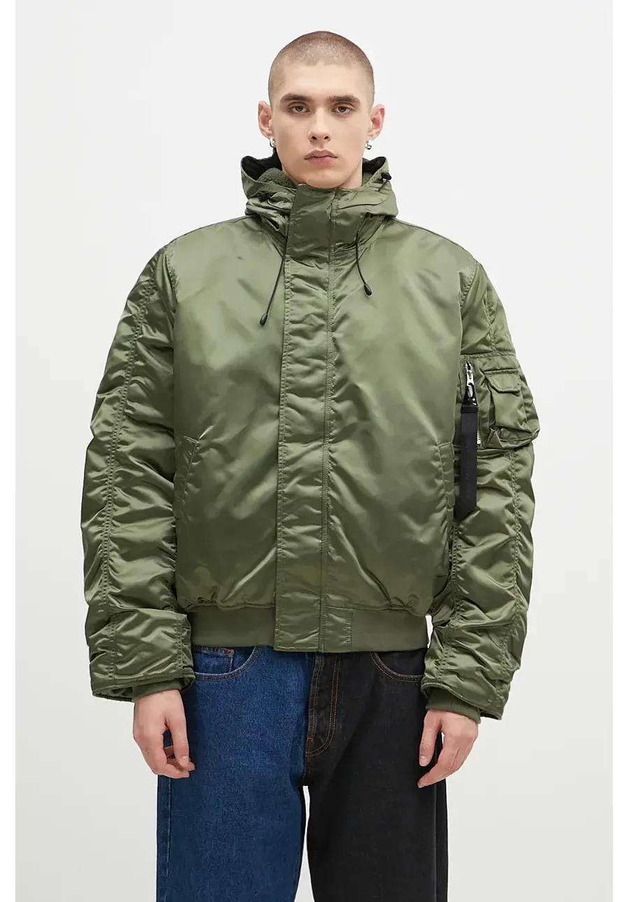 obrazek 1 Alpha Industries kurtka N-2B UV męska kolor zielony zimowa 148133UV