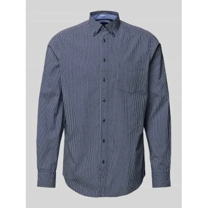 Zdjęcie Koszula casualowa o kroju regular fit z kołnierzykiem typu button down