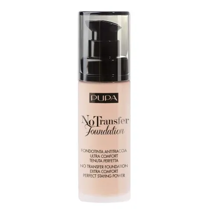 Zdjęcie Pupa No Transfer Długotrwały podkład do twarzy, 100 Porcelain 30 ml