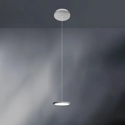 Zdjęcie Pojedyńcza lampa sufitowa LED w białym kolorze