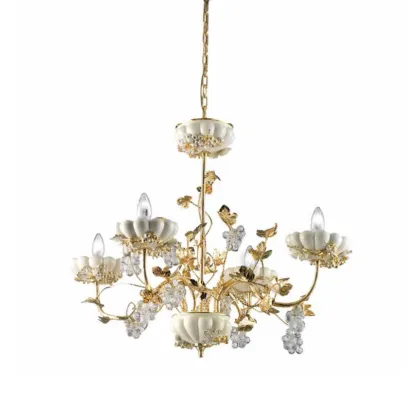 Zdjęcie 4-ramienny żyrandol z Italii Ceramiche Stella