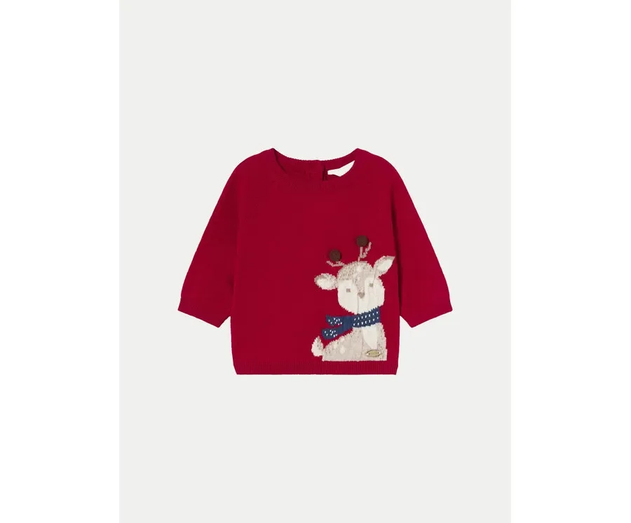 obrazek 1 Mayoral Sweter 2306 Czerwony Regular Fit