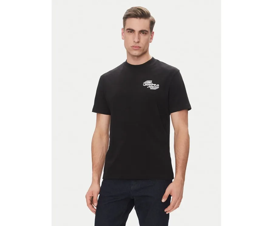 obrazek 1 KARL LAGERFELD T-Shirt A2M17040 Czarny Regular Fit
