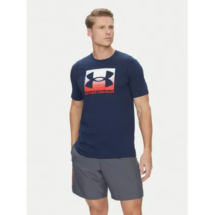 Zdjęcie Under Armour T-Shirt Boxed Sports 1386793 Granatowy Loose Fit
