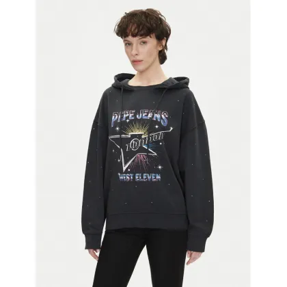 Zdjęcie Pepe Jeans Bluza Lilian PL581469 Czarny Loose Fit