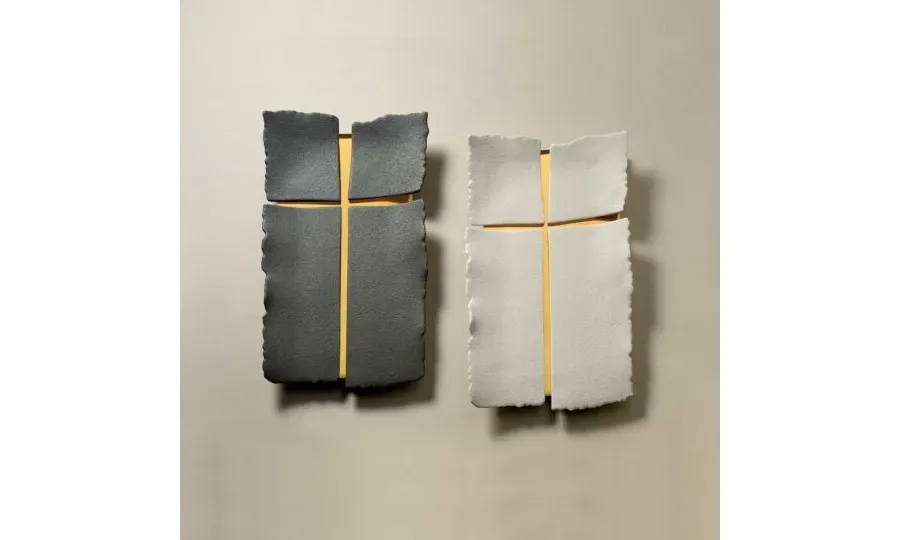 obrazek 3 Dekoracja ceramiczna na ścianę - krzyż zmartwychwstania
