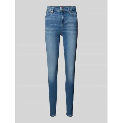 Zdjęcie Jeansy o kroju skinny fit z 5 kieszeniami model ‘NORA’