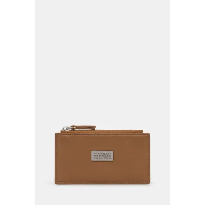 Zdjęcie MM6 Maison Margiela portfel skórzany kolor brązowy SA5UI0016.P7258