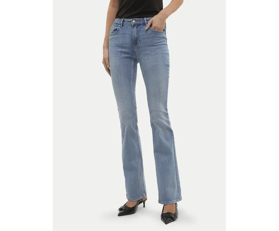 obrazek 1 Vero Moda Jeansy Flash 10302479 Niebieski Flared Fit