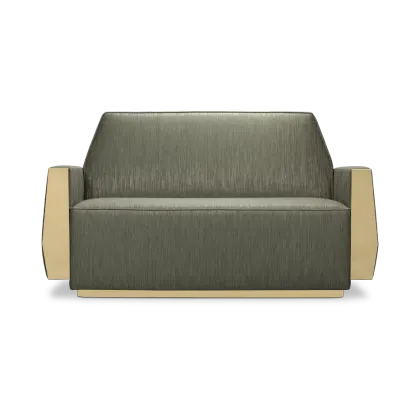 Zdjęcie Geometryczna sofa wannowa - Doris