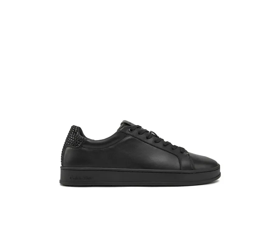 obrazek 1 Calvin Klein Sneakersy Low Top Lace Up Woven HM0HM01767 Czarny
