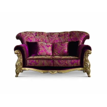 Zdjęcie Oryginalna włoska dwuosobowa sofa w stylu antycznym