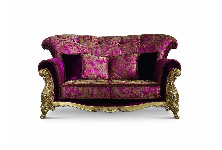 obrazek 1 Oryginalna włoska dwuosobowa sofa w stylu antycznym
