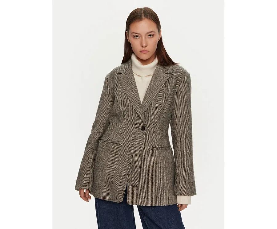obrazek 1 Karen by Simonsen Marynarka Rigmor 10105088 Szary Oversize