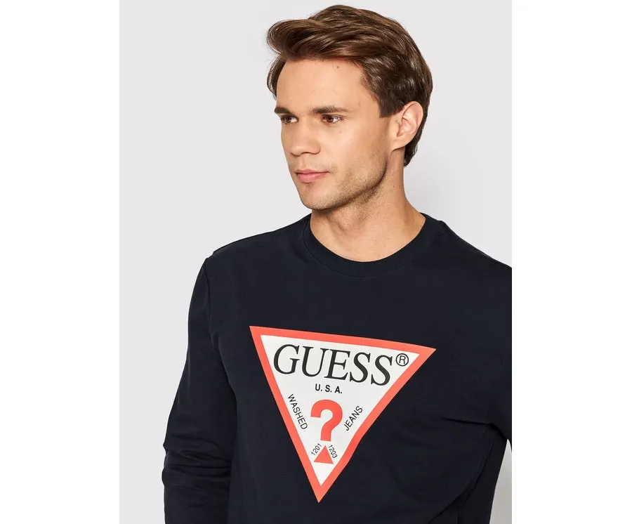 obrazek 1 Guess Bluza M2YQ37 K6ZS1 Granatowy Slim Fit
