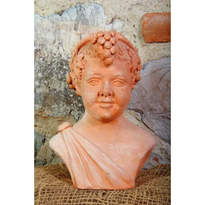 Picture Bust of Bacchus made of clay - Fornace Masini