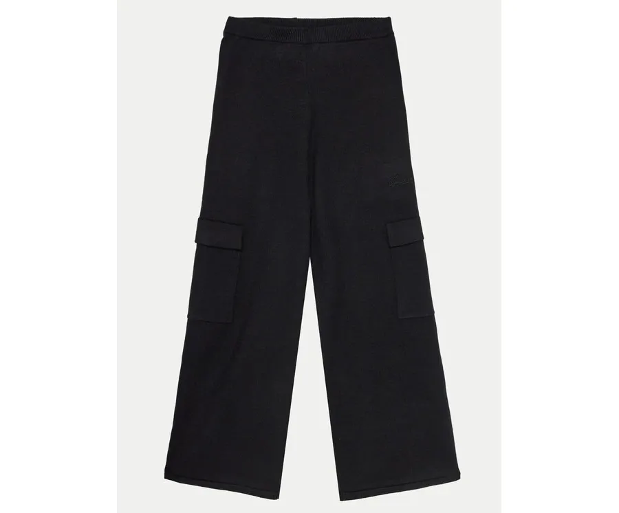 obrazek 1 Guess Spodnie materiałowe J4BB08 Z2V42 Czarny Relaxed Fit
