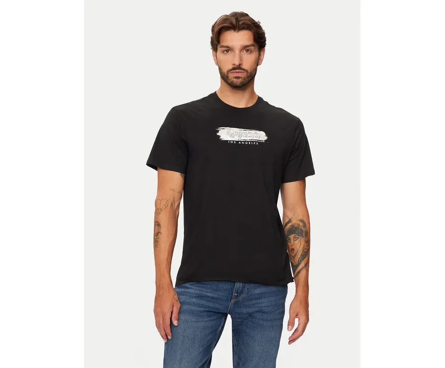 obrazek 1 Guess T-Shirt M4BI61 K9RM1 Czarny Slim Fit