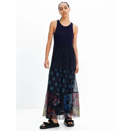 Zdjęcie Desigual Sukienka codzienna Dudas 23SWVK90 Granatowy Regular Fit