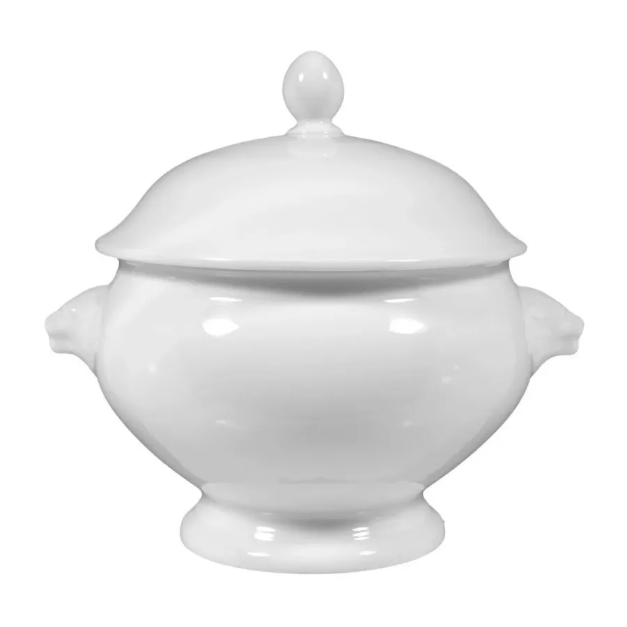 obrazek 1 Luksusowa duża porcelanowa waza z pokrywką o nowoczesnym kształcie - Seltmann Weiden