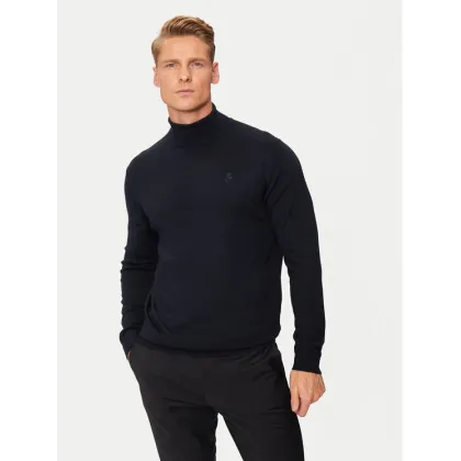 Zdjęcie KARL LAGERFELD Golf 655058 544399 Granatowy Regular Fit