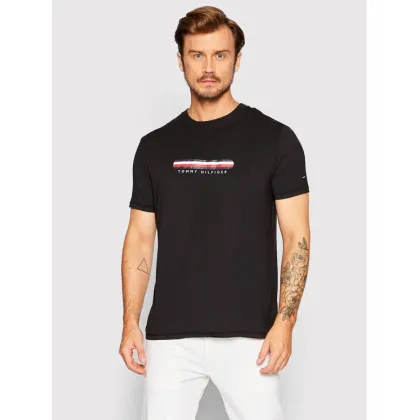 Zdjęcie Tommy Hilfiger T-Shirt Cn Ss UM0UM02348 Czarny Regular Fit