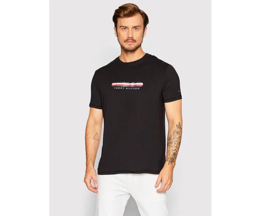obrazek 1 Tommy Hilfiger T-Shirt Cn Ss UM0UM02348 Czarny Regular Fit