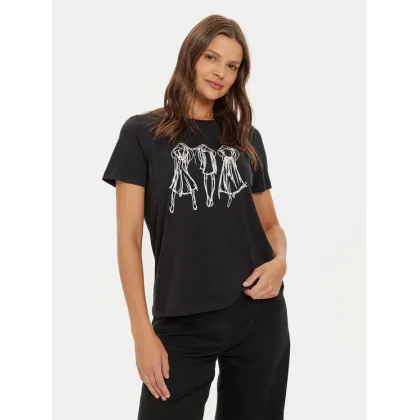 Zdjęcie Vero Moda T-Shirt Romy 10320297 Czarny Regular Fit
