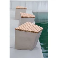 Picture Clay designer garden bench - Atelier Vierkant