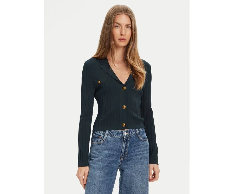 obrazek 1 Guess Kardigan W5YR11 Z0130 Zielony Regular Fit